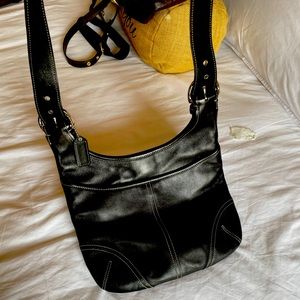 Coach leather crossbody bag